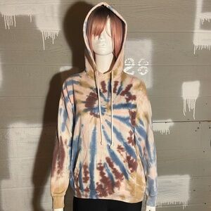 ULTRA FLIRT Tye Dye Drawstring Hoodie